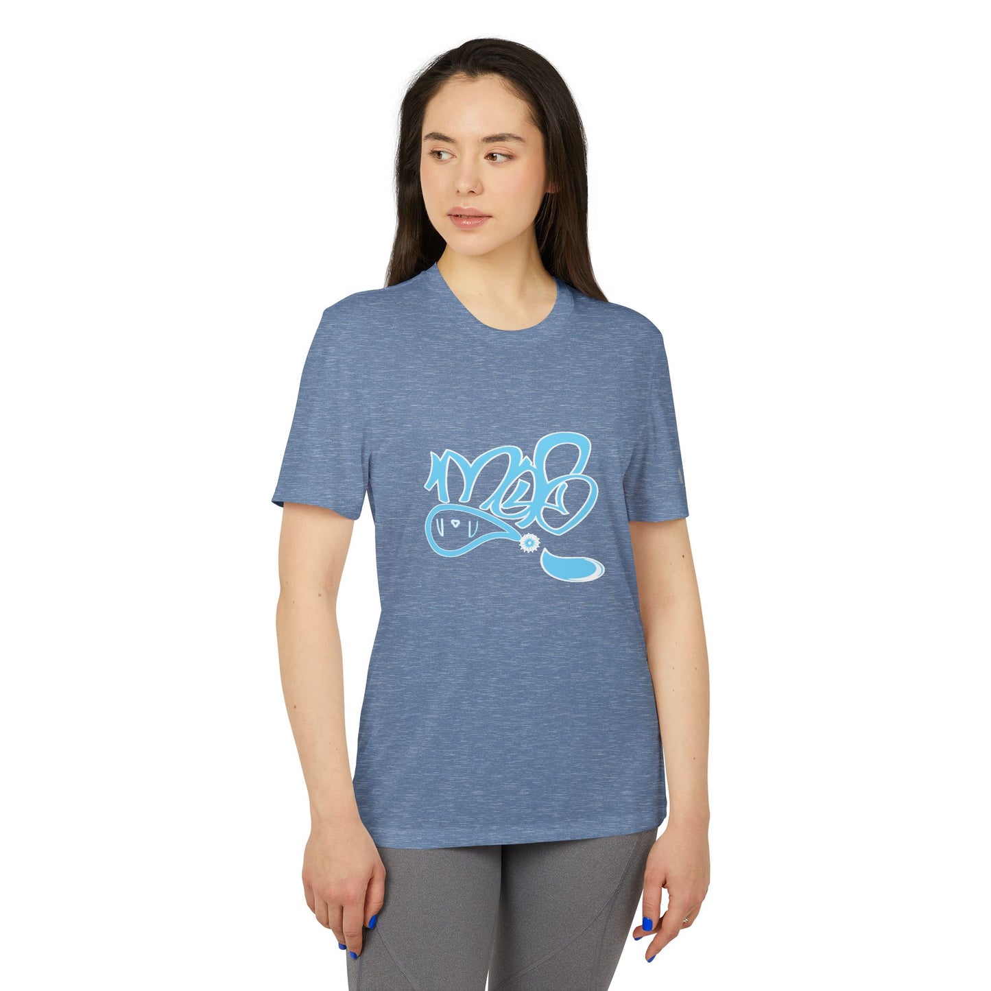 Adidas Unisex Sport T-Shirt with Graffiti Design, Casual Athletic Tee, Streetwear Style, Perfect for Workout or Daily Wear