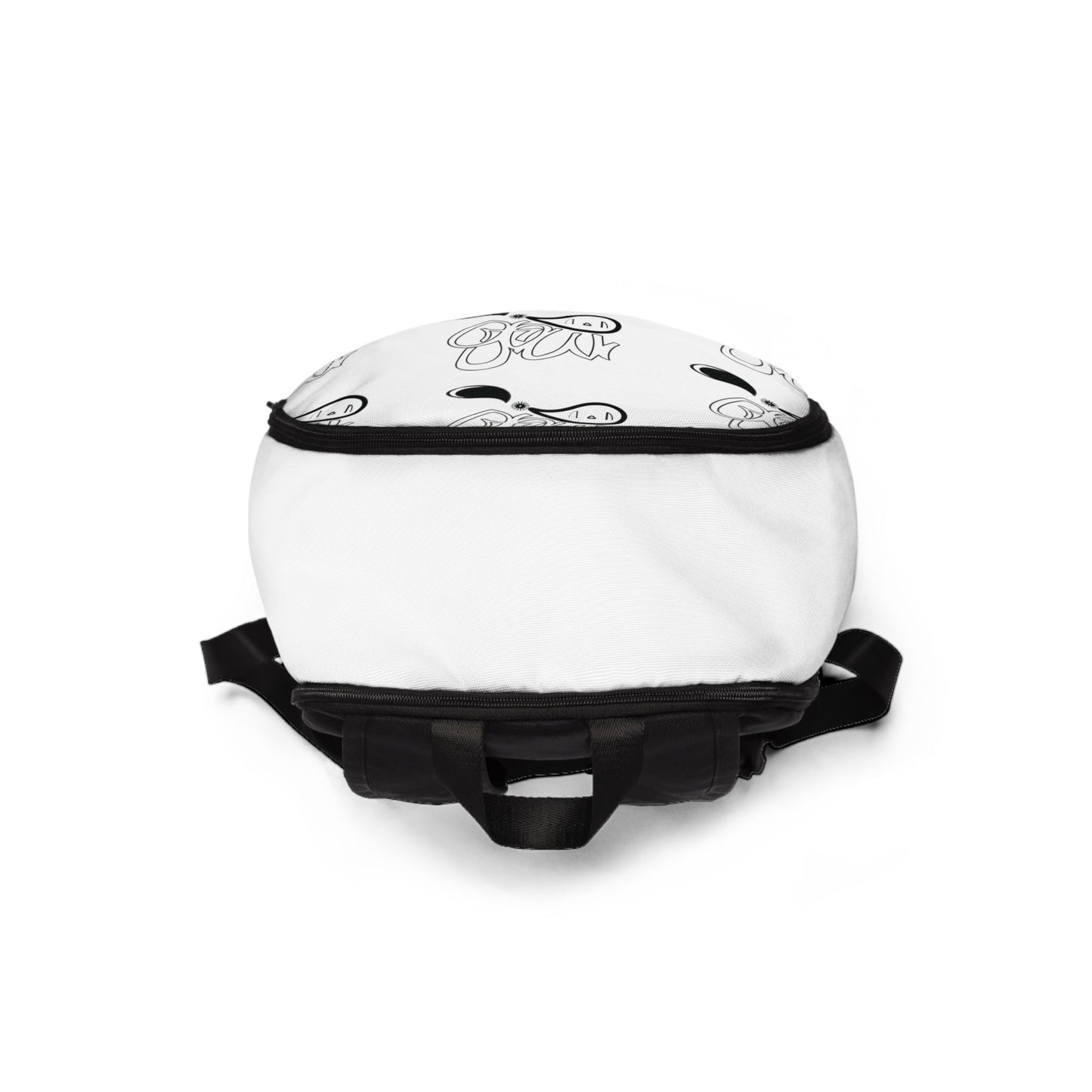 Trendy Unisex Fabric Backpack with Playful Design - Ideal for School, Travel, Gifts, Daily Use, and Eco-Friendly Lifestyle
