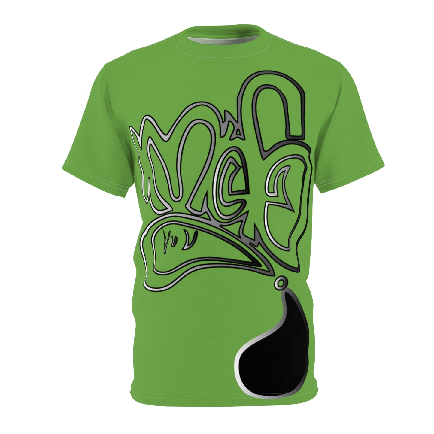 mofo logo aop front smoke green