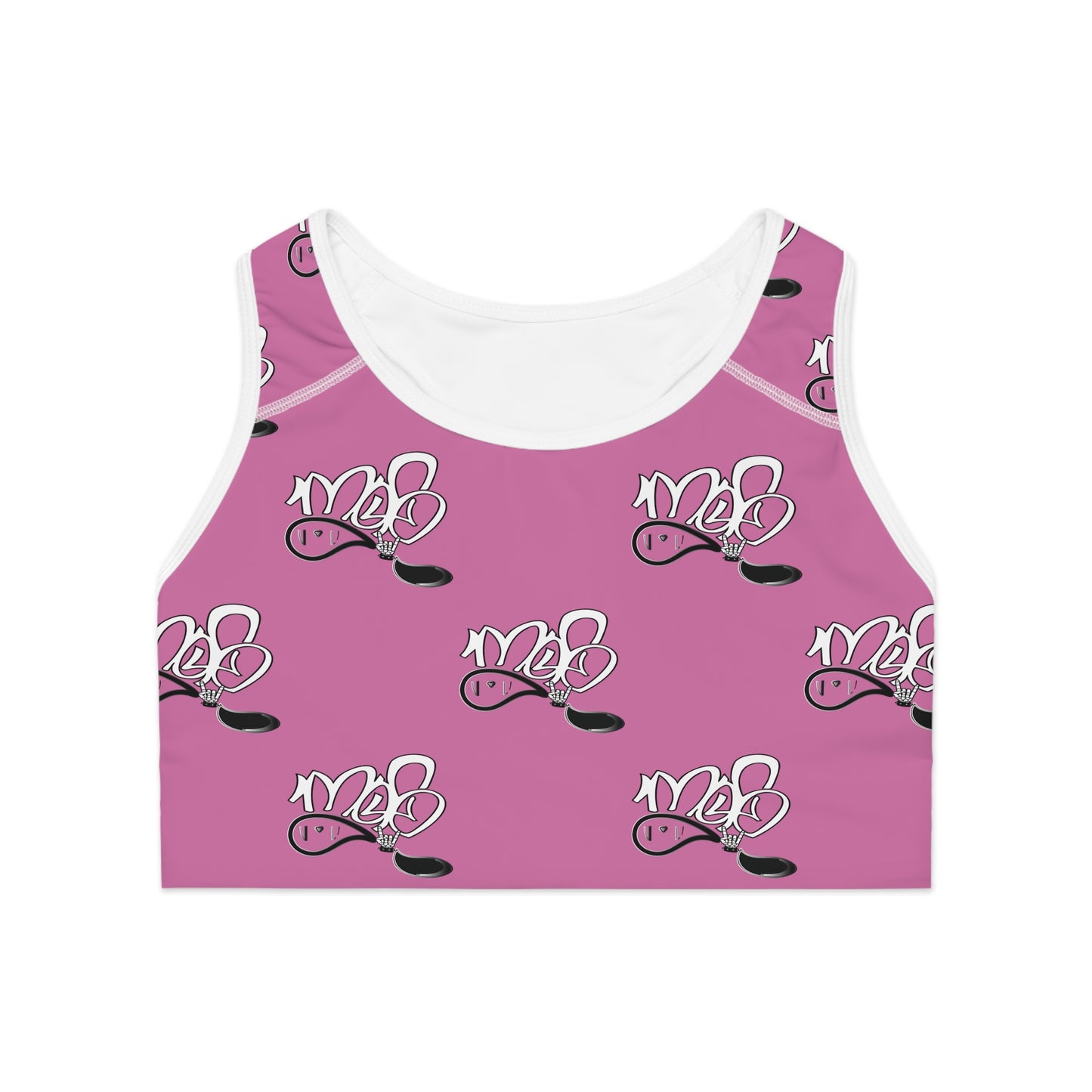 Cute Cow Print Sports Bra for Active Women
