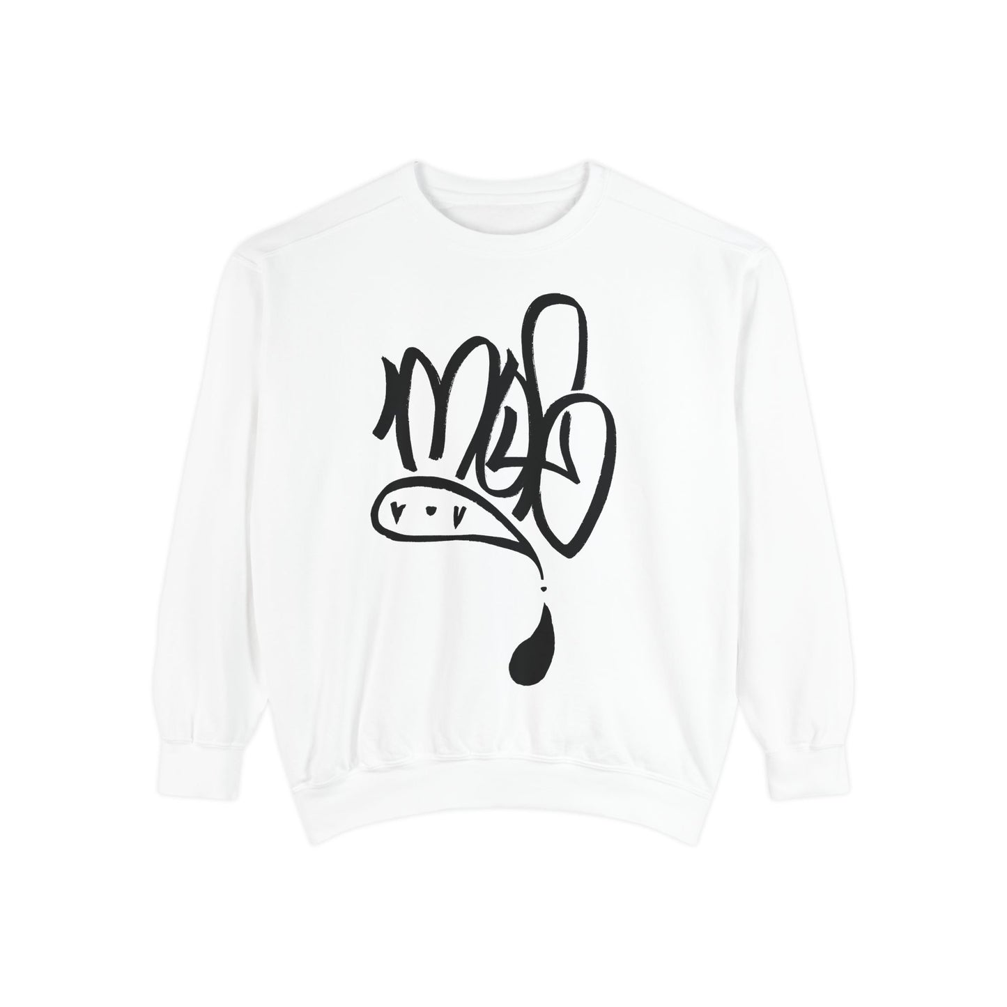 Unisex Garment-Dyed Sweatshirt with Unique Script Design, Cozy Casual Wear, Perfect Gift for Friends, Ideal for Everyday Comfort, [...]