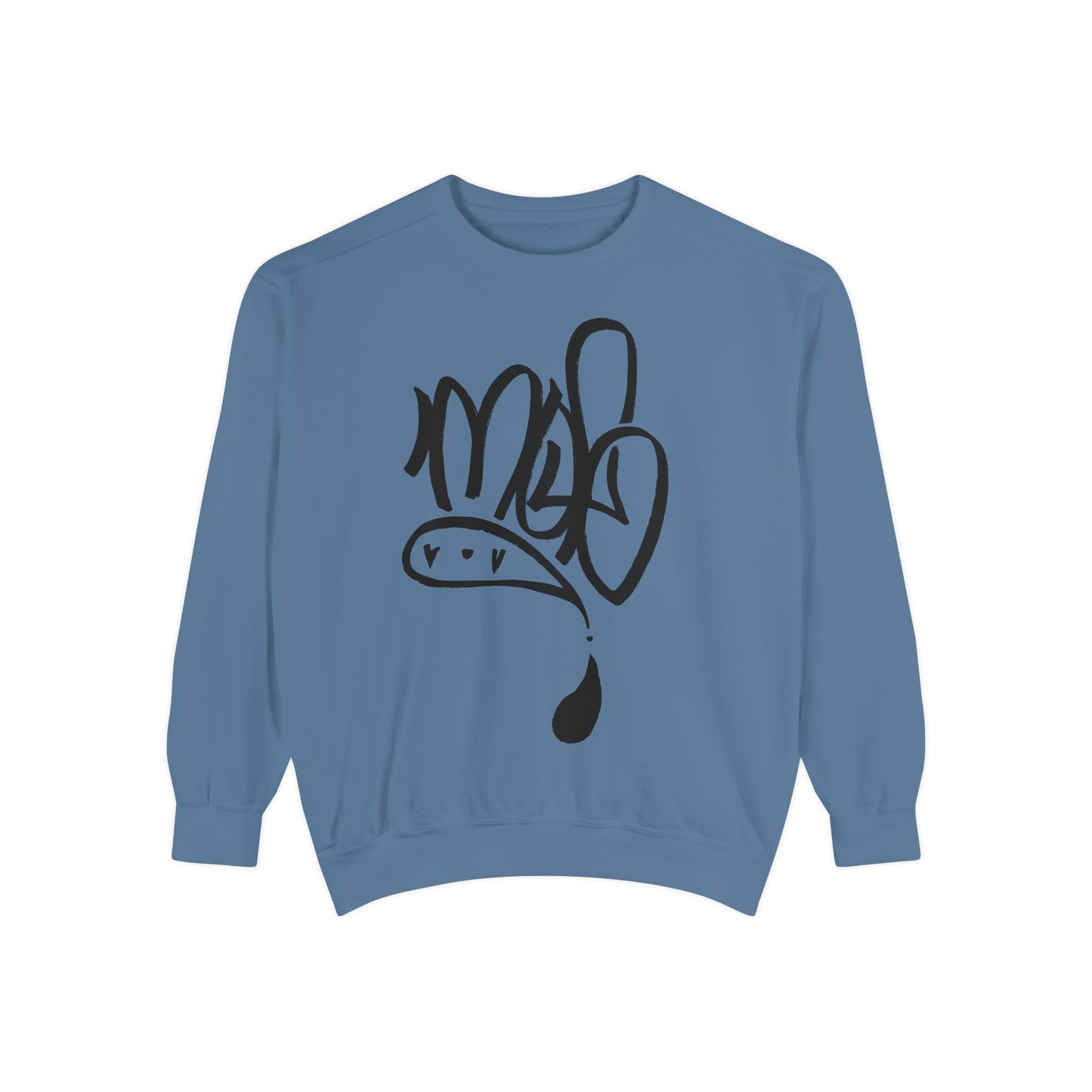 Unisex Garment-Dyed Sweatshirt with Unique Script Design, Cozy Casual Wear, Perfect Gift for Friends, Ideal for Everyday Comfort, [...]