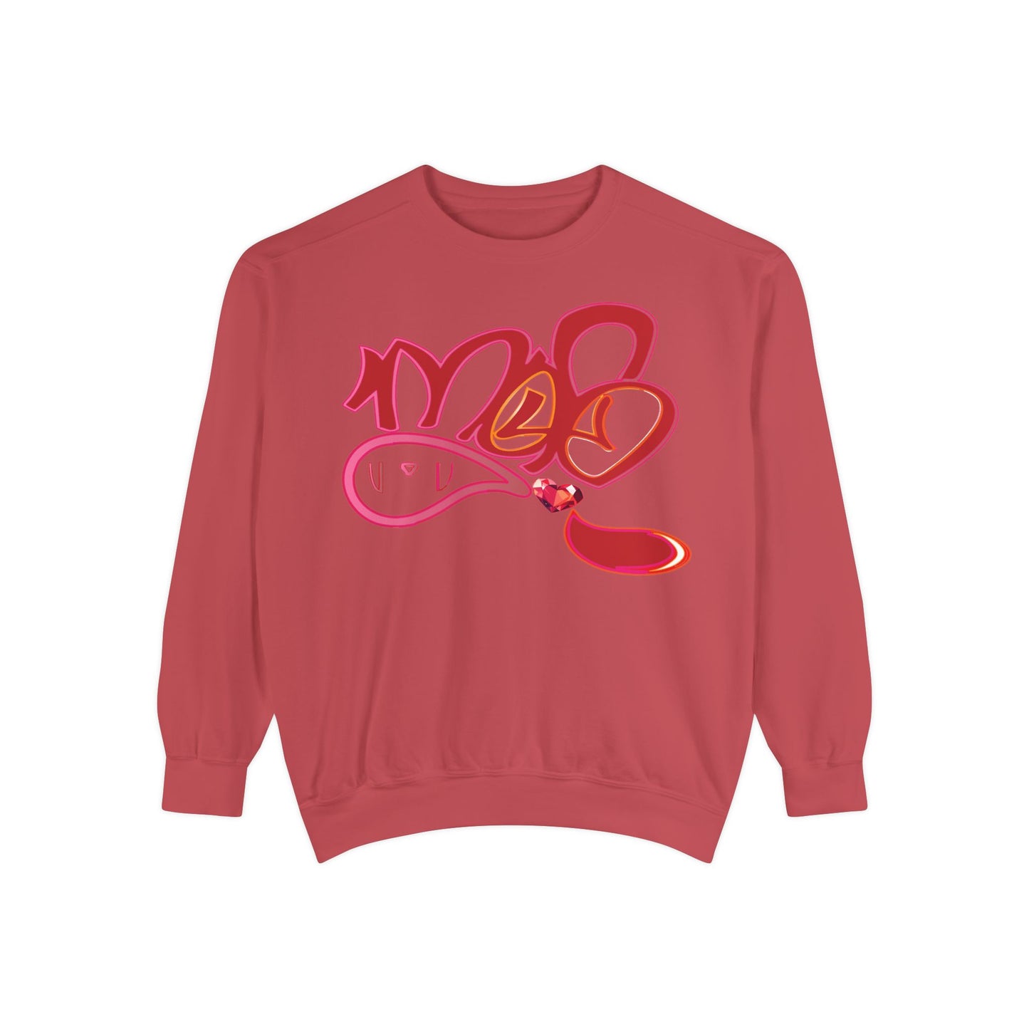 mofo gem heart sweatshirt