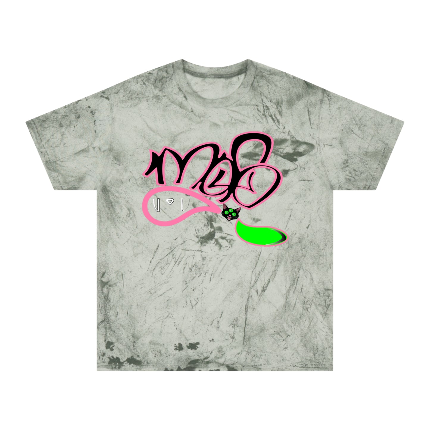 color blast unisex mofo 3 eyed black cat logo