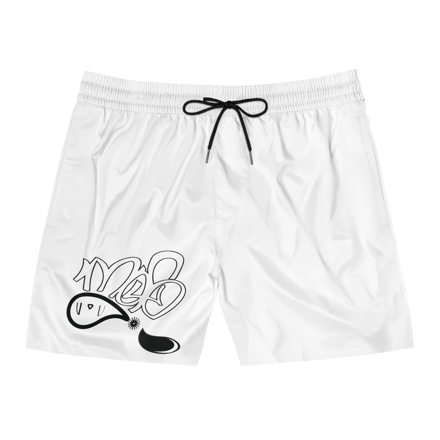 Men's Graphic Swim Shorts, Stylish Beachwear, Summer Essentials, Pool Party Shorts, Vacation Attire, Trendy Swim Trunks