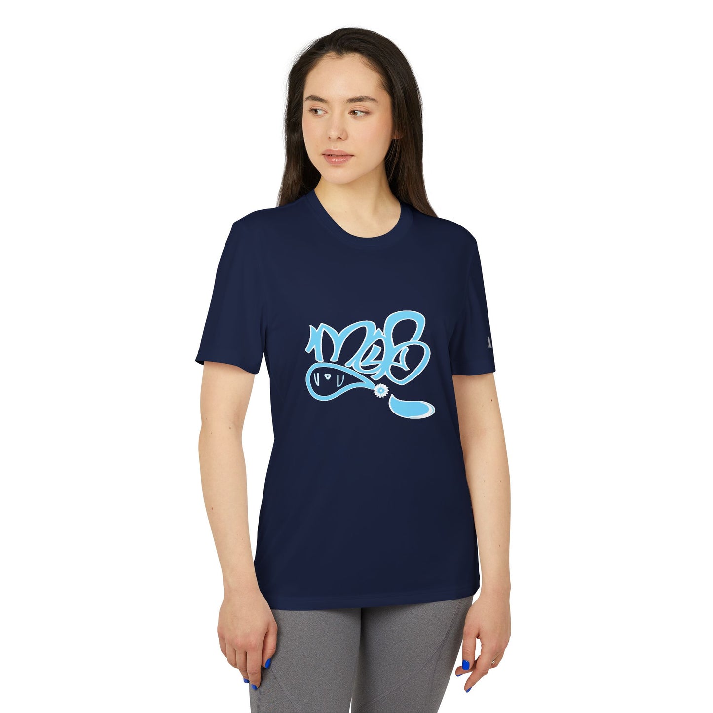 Adidas Unisex Sport T-Shirt with Graffiti Design, Casual Athletic Tee, Streetwear Style, Perfect for Workout or Daily Wear