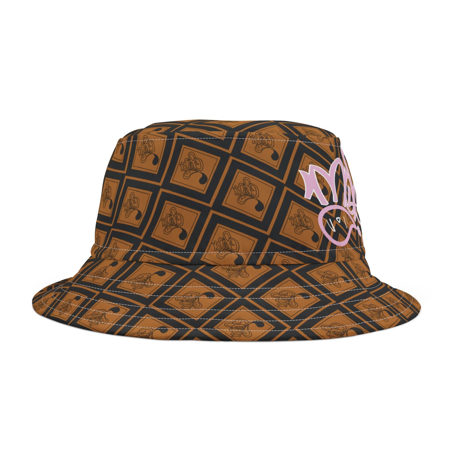 Stylish AOP Bucket Hat with Graffiti Design, Perfect for Summer Days, Beach Trips, Festivals, Outdoor Adventures, Unique Gift Idea