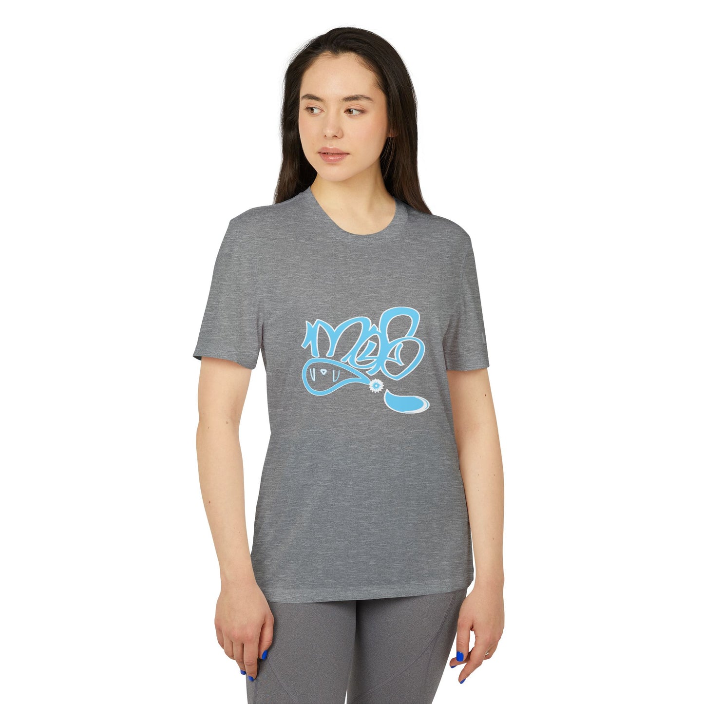 Adidas Unisex Sport T-Shirt with Graffiti Design, Casual Athletic Tee, Streetwear Style, Perfect for Workout or Daily Wear