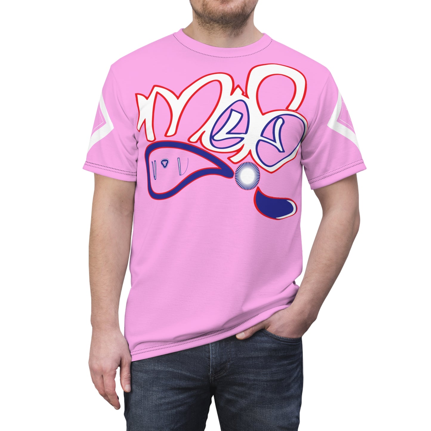 mofo usa logo diamond combo light pink