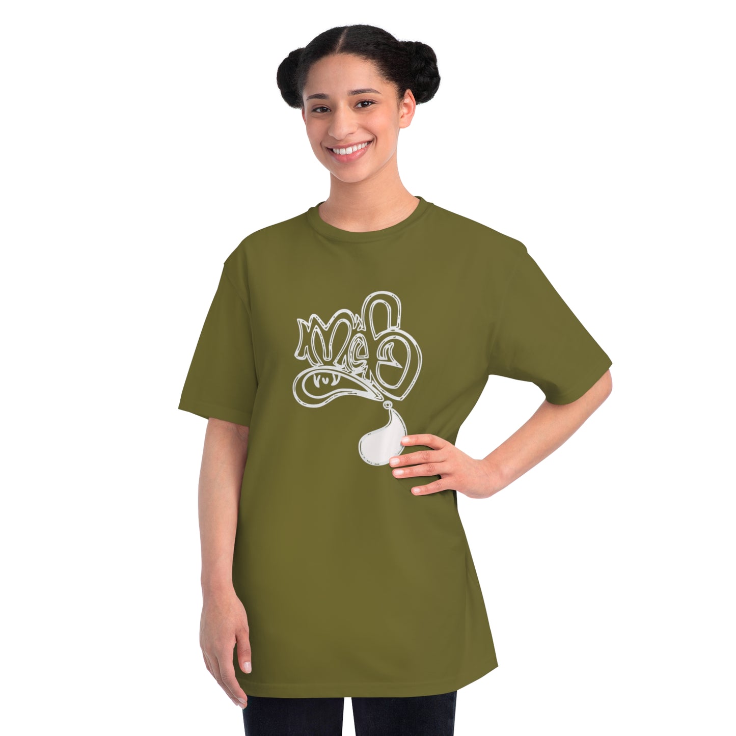 Organic Unisex Graphic Tee with Playful Design, Casual Wear, Artsy Apparel, Gift for Friends, Everyday Style