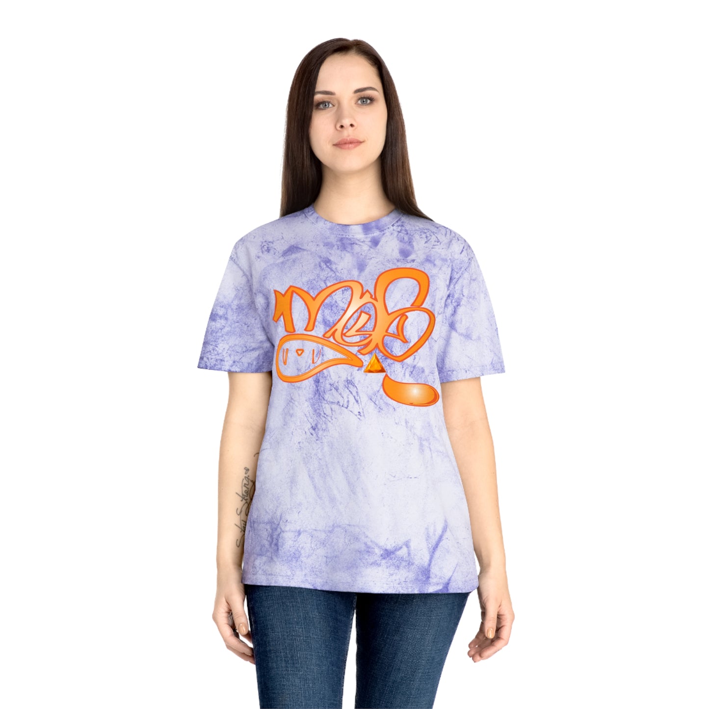 color blast unisex mofo fire gem logo