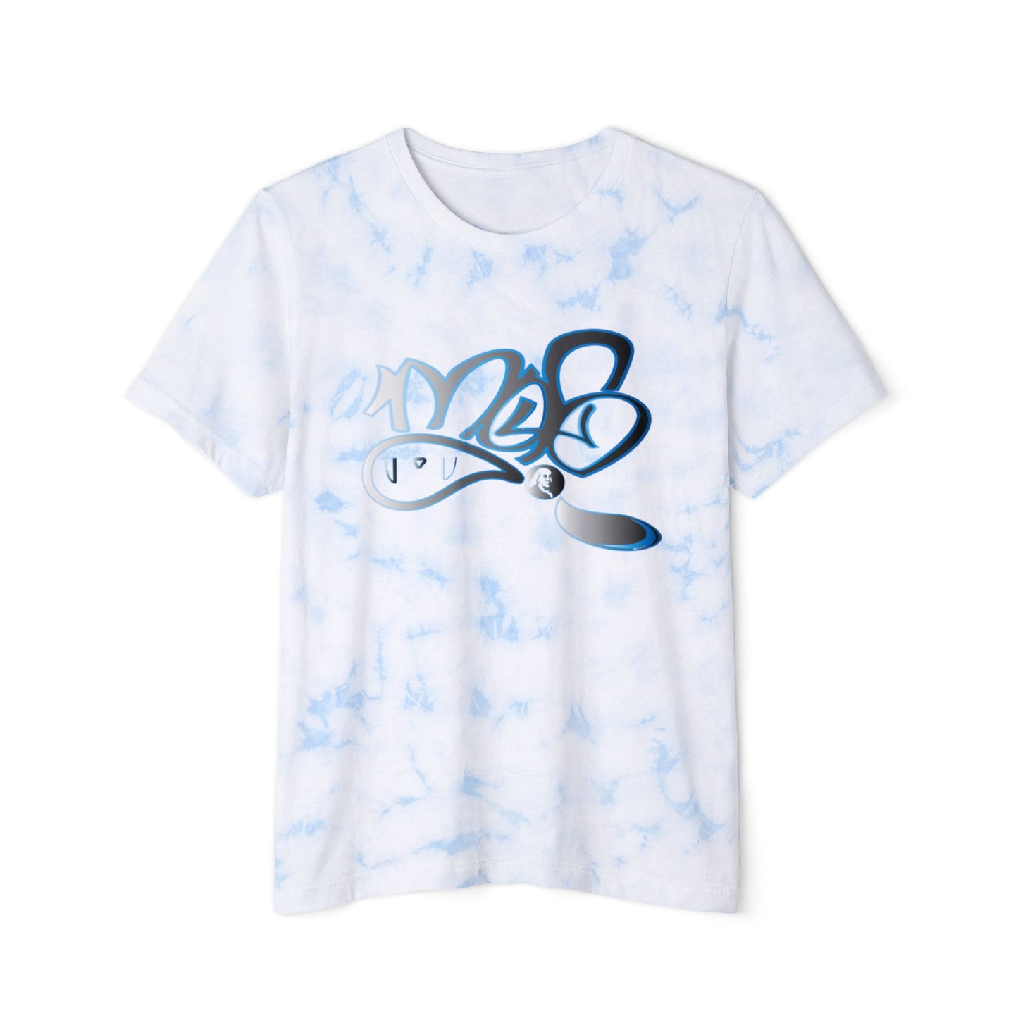Unisex Tie-Dyed Graphic T-Shirt - Unique Streetwear Vibe