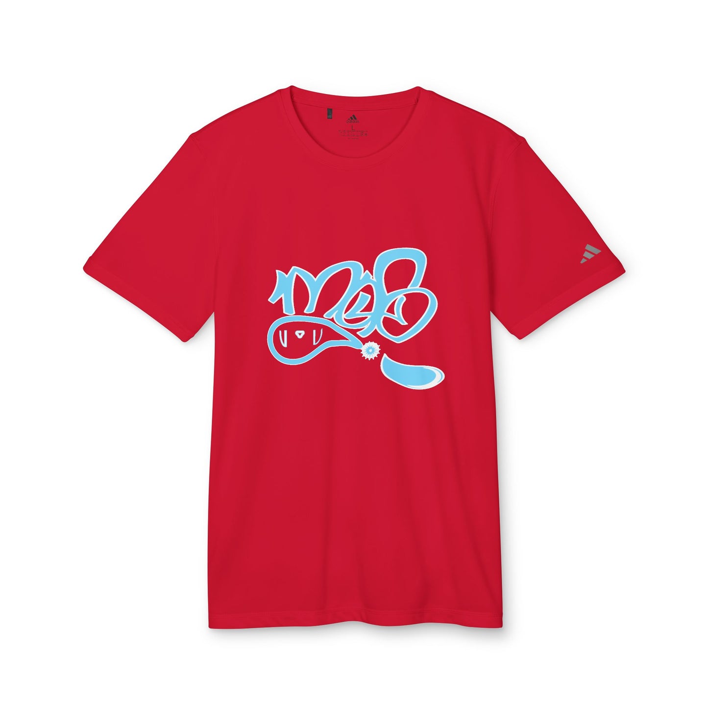 Adidas Unisex Sport T-Shirt with Graffiti Design, Casual Athletic Tee, Streetwear Style, Perfect for Workout or Daily Wear