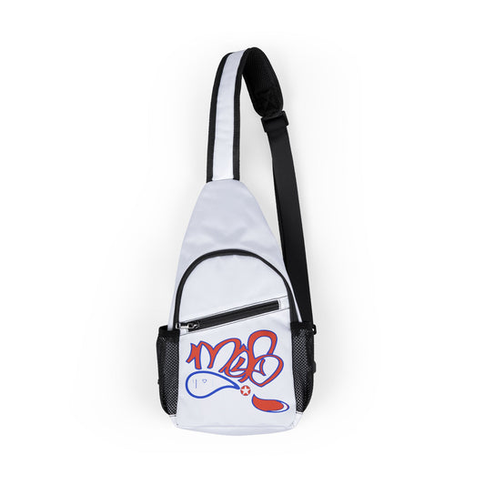 Stylish AOP Chest Bag | Urban Fashion Accessory, Graffiti-Inspired Sling Bag, Streetwear Essentials, Everyday Carry, Gift for Trendsetters