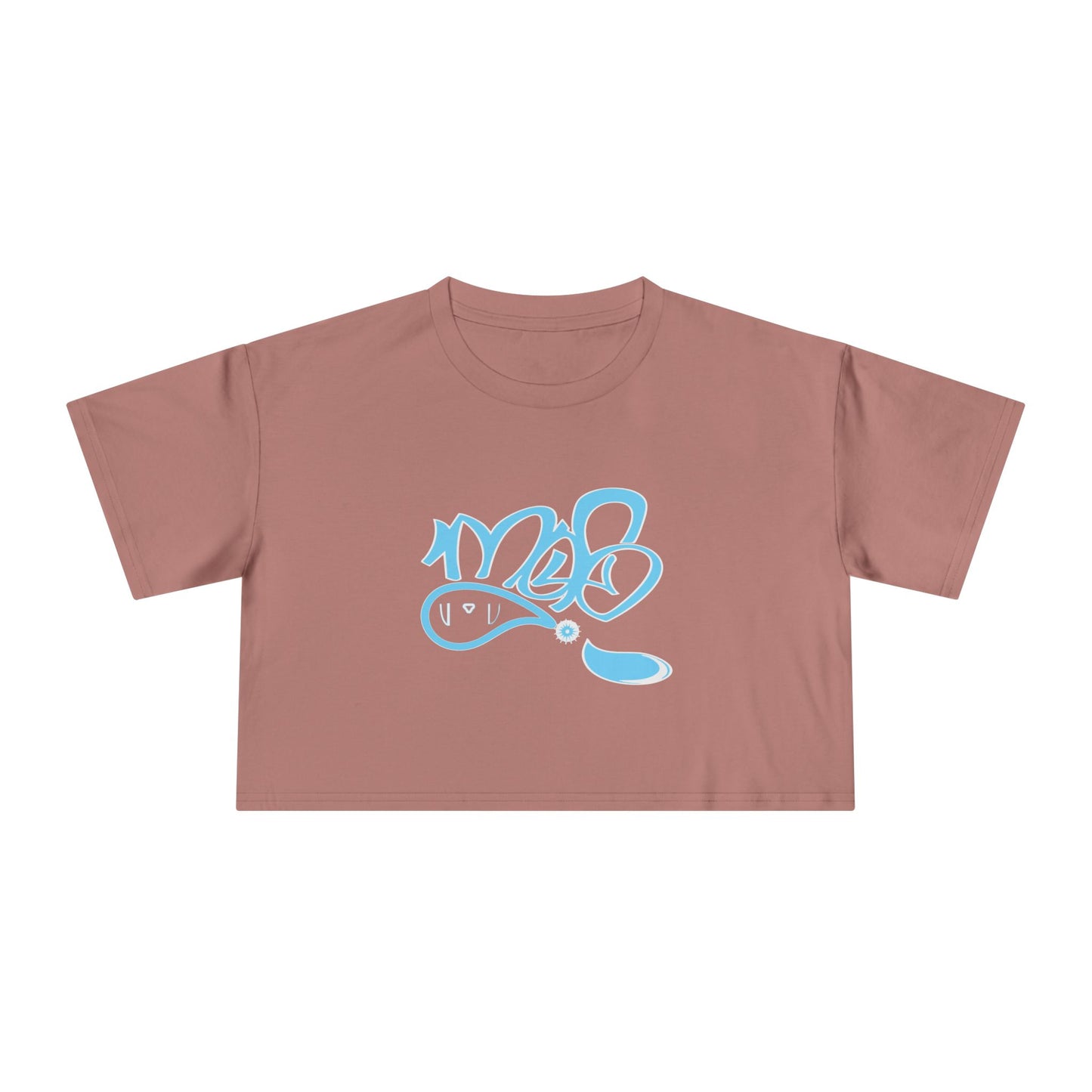 Graffiti-Inspired Women's Crop Tee - Stylish Casual Wear, Streetwear Fashion, Summer Top, Gift for Her, Festival Outfit