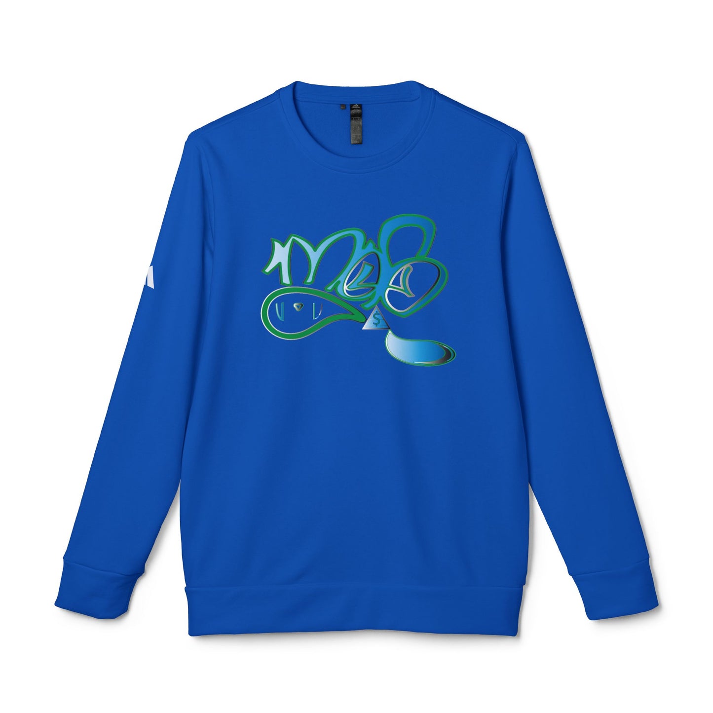 Adidas Unisex Graphic Fleece Crewneck Sweatshirt, Cozy Sweatshirt, Streetwear Style, Casual Wear, Gift for Him/Her