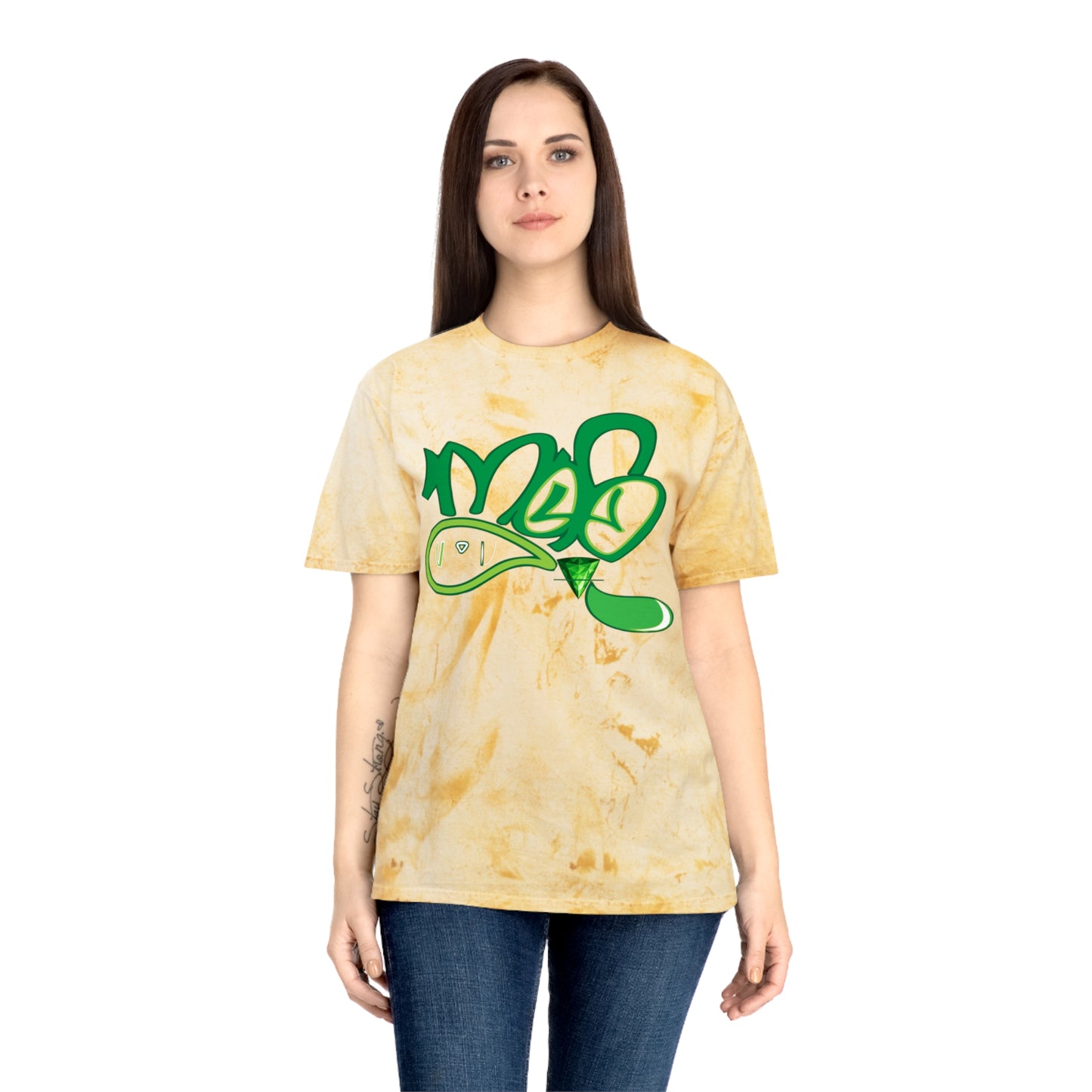 color blast unisex  mofo earth gem logo