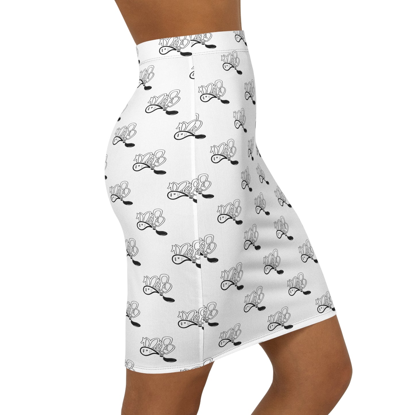 Chic Women's Pencil Skirt - Stylish AOP Design