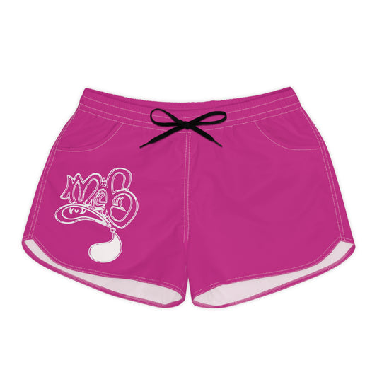 Women's Casual Athletic Shorts - Bright Pink Summer Activewear, Fitness Gear, Beach, Workout Essentials, Holiday Gift