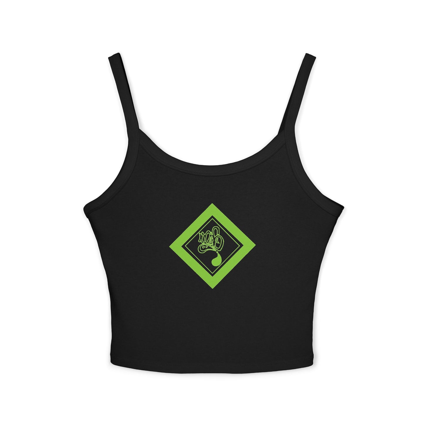Chic Women's Tank Top, Cute Summer Top, Spaghetti Strap Shirt, Graphic Tank, Trendy Casual Wear, Perfect for Festivals