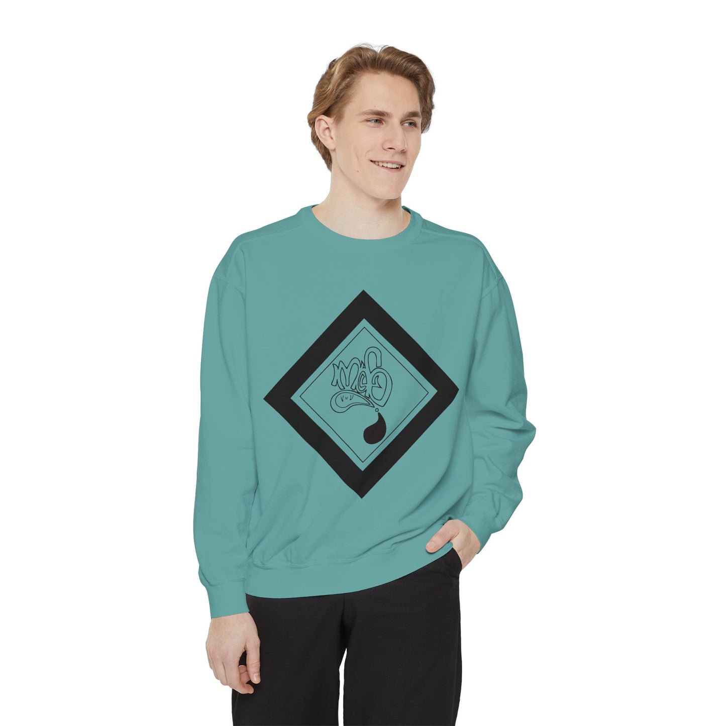 Mofo diamond black unisex sweatshirt
