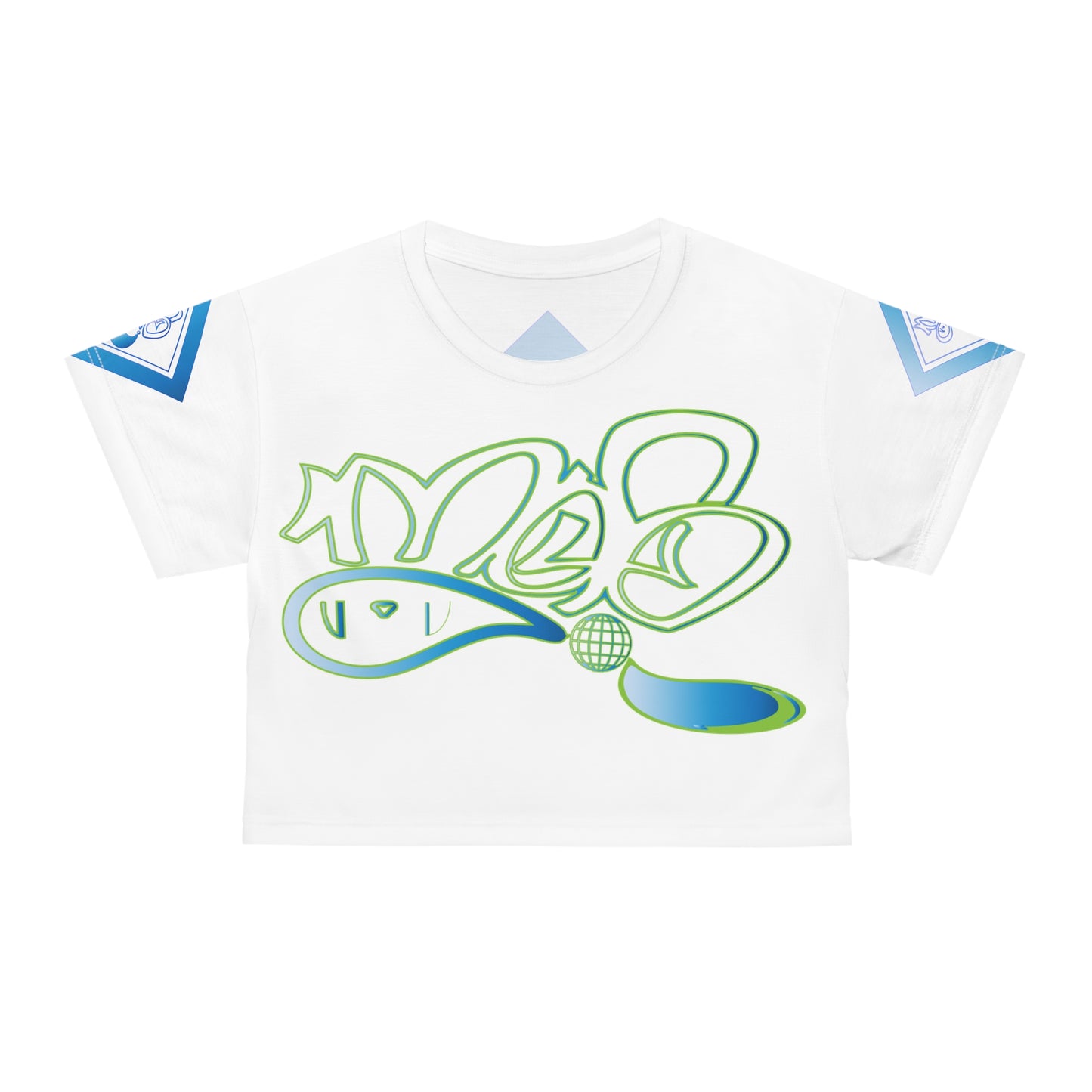 mofo globe logo diamond combo crop tees