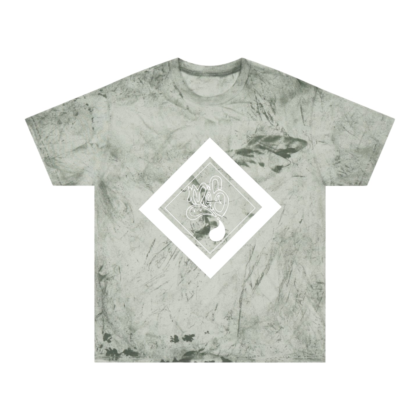 Color Blast unisex diamond mofo logo white