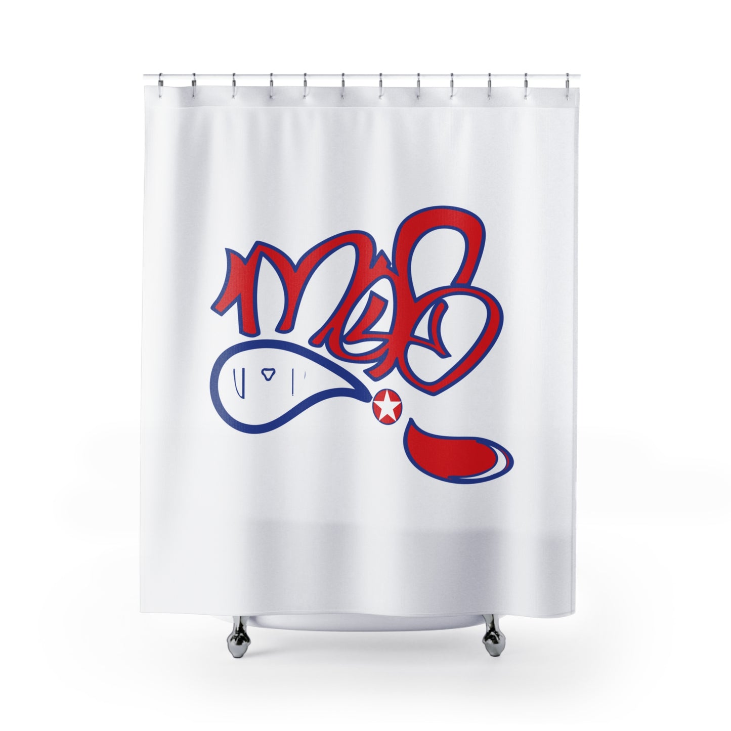 Vibrant Shower Curtain with Graffiti Design, Unique Shower Decor, Stylish Bathroom Accessory, Modern Home Gift, Cool Art for Teens, [...]