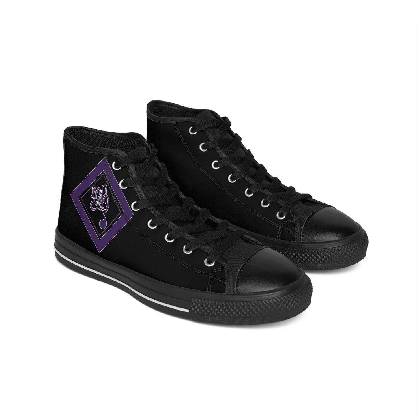 Stylish High-Top Sneakers, Casual Footwear for Men, Trendy Sneakers, Graphic High-Top Shoes, Gift for Fashion Lovers, Urban Style Shoes