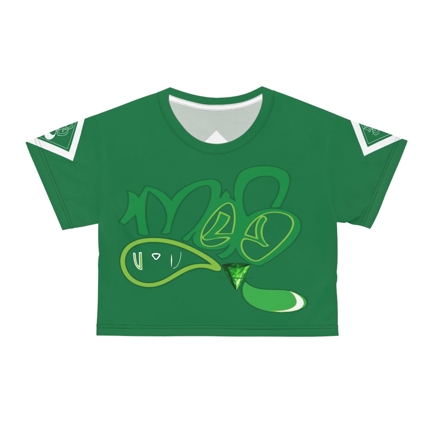 mofo earthgem logo crop tee