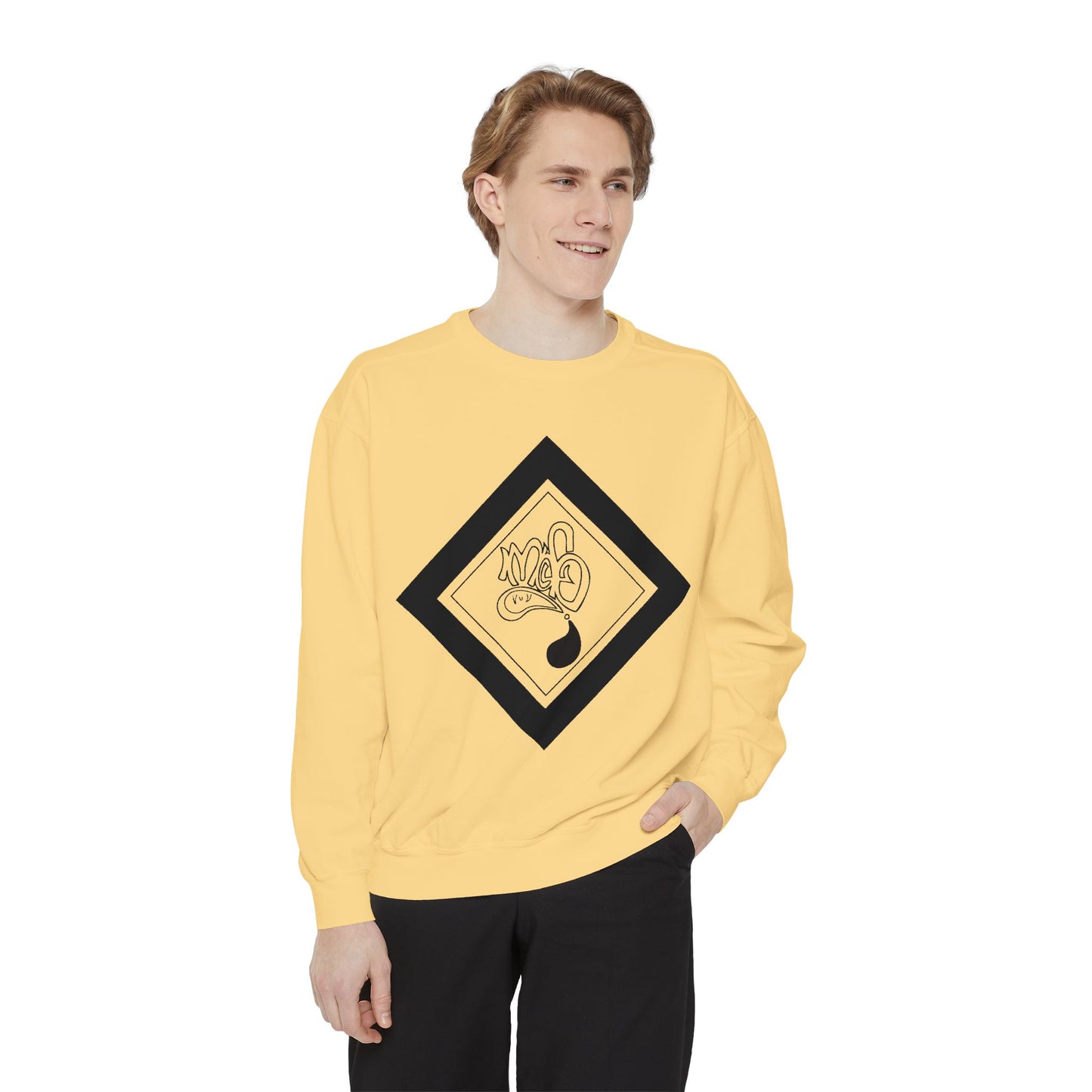 Mofo diamond black unisex sweatshirt