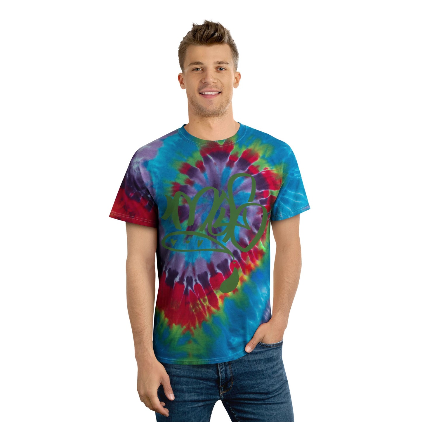 Spiral Tie-Dye T-Shirt, Boho Chic Summer Top, Festival Wear, Casual Comfort Tee, Gift for Friends, Retro Vibe Apparel