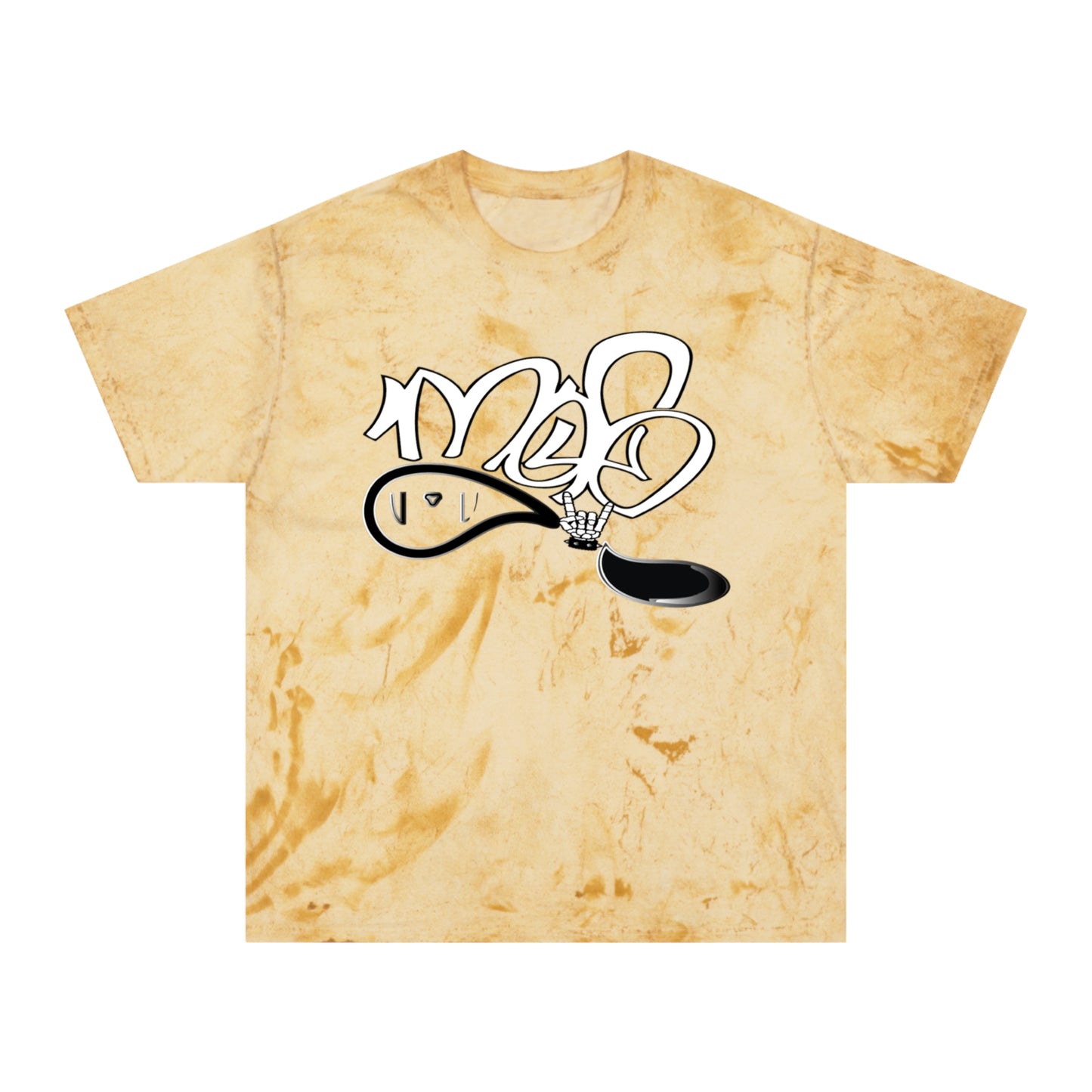 color blast unisex mofo rockstar logo