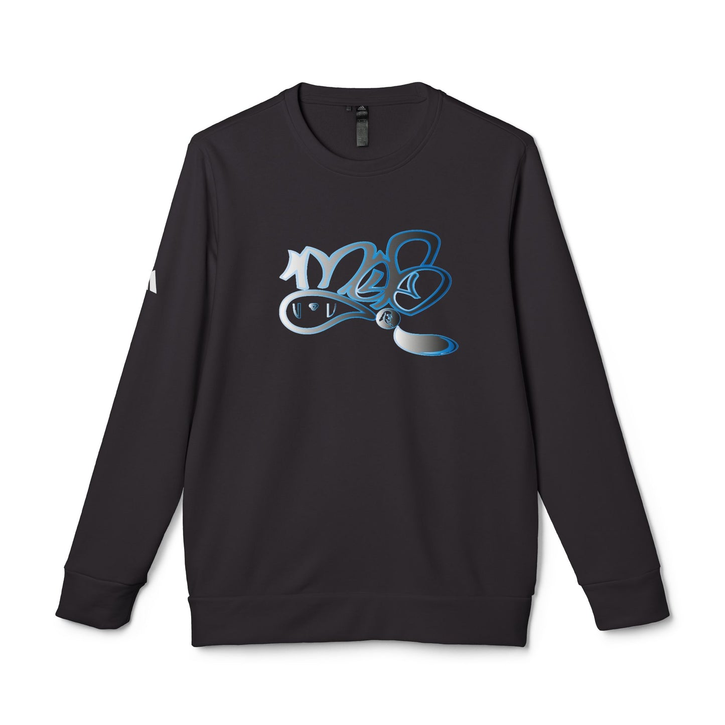 Adidas Unisex Fleece Crewneck Sweatshirt - Stylish Comfort with Unique Graphic Design