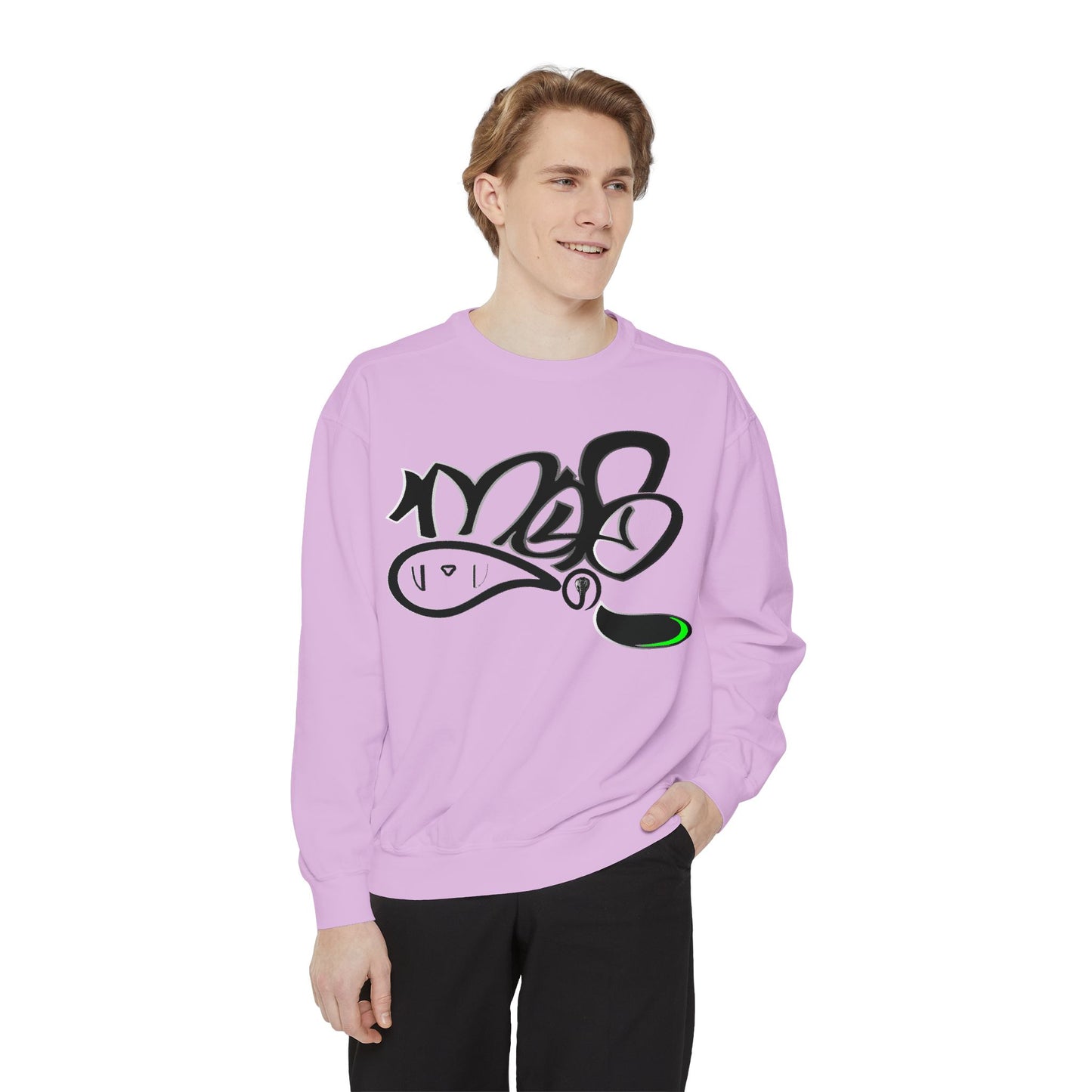 Graffiti Script Sweatshirt — mofo snake logo