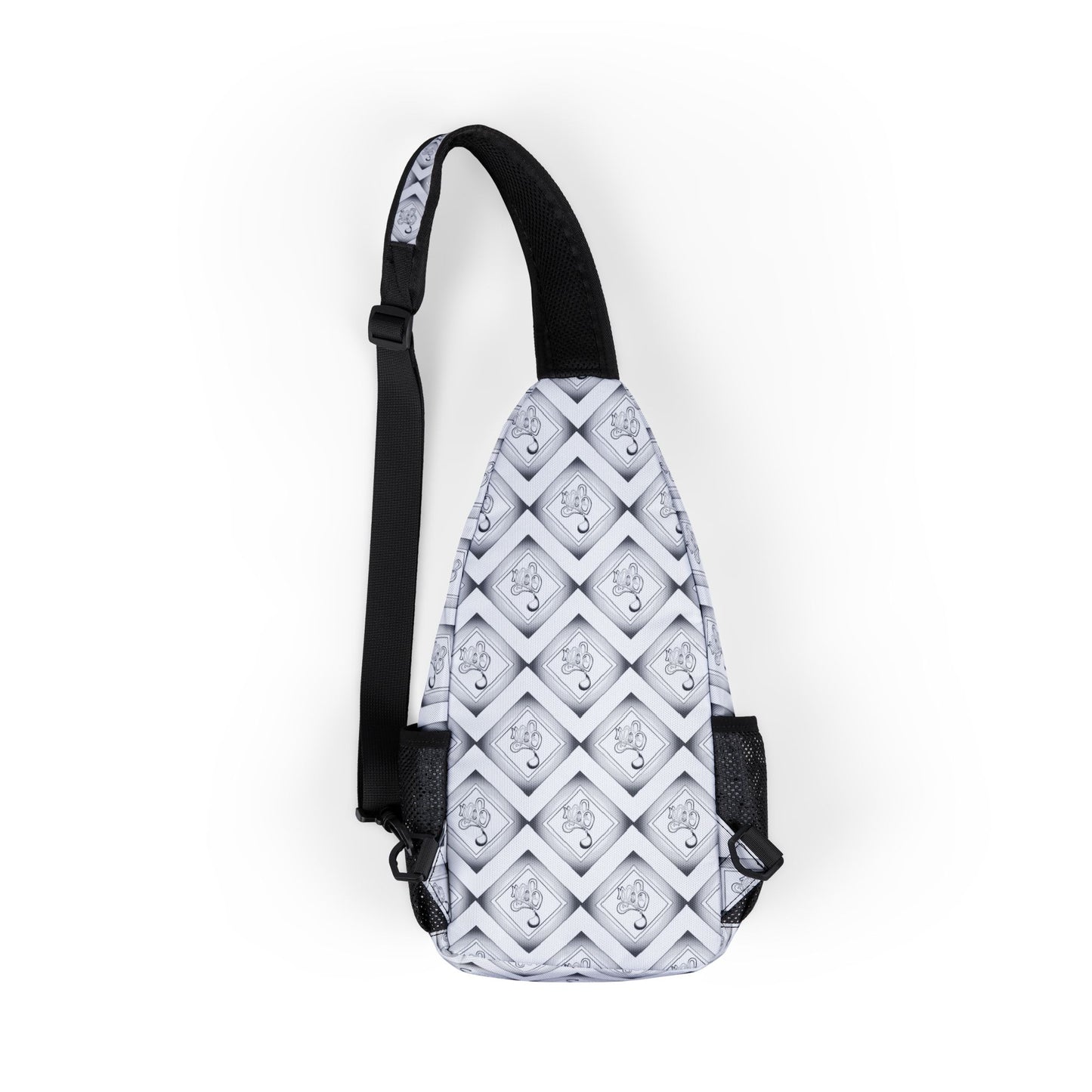 Stylish All-Over Print Chest Bag for Urban Adventurers