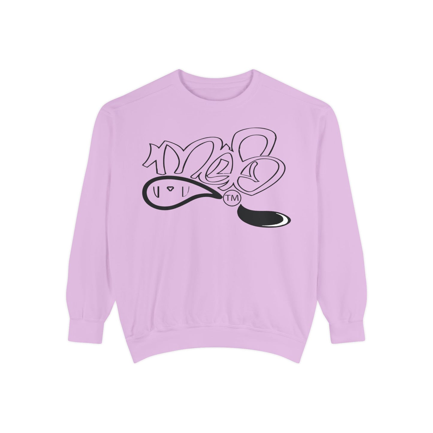 Stylish Graffiti Sweatshirt for Urban Comfort, Unisex Streetwear, Gift for Trendsetters, Casual Wear, Perfect for Layering