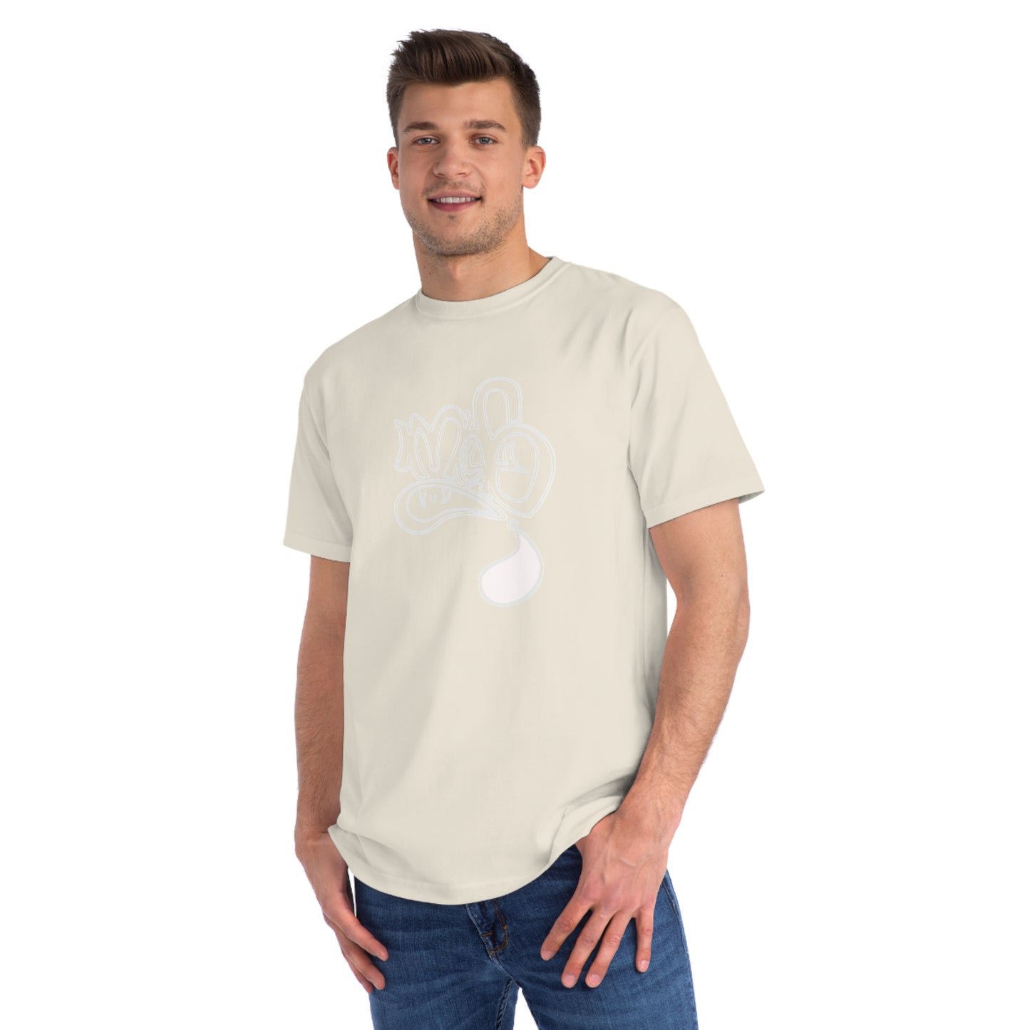 Organic Unisex Graphic Tee with Playful Design, Casual Wear, Artsy Apparel, Gift for Friends, Everyday Style