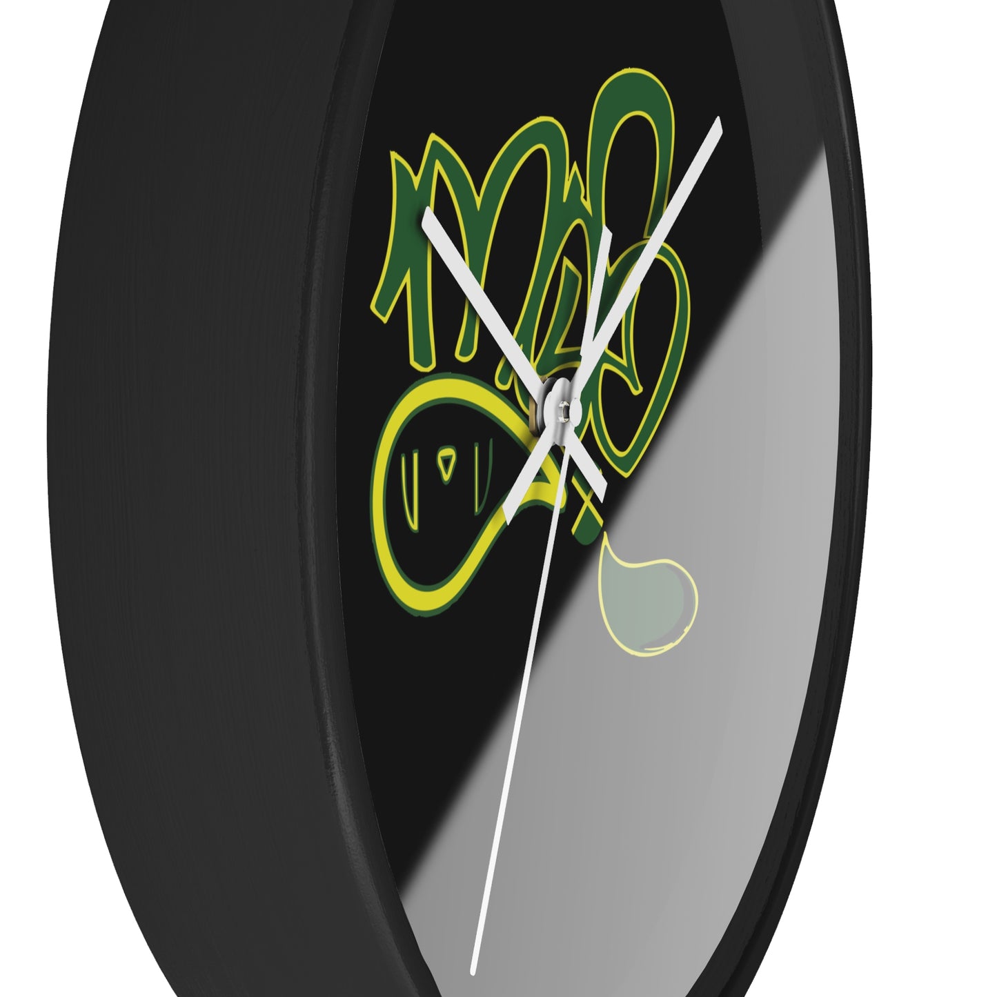Urban Graffiti Wall Clock, Modern Home Decor, Gift for Hip-Hop Lovers, Unique Timepiece, Art for Living Room