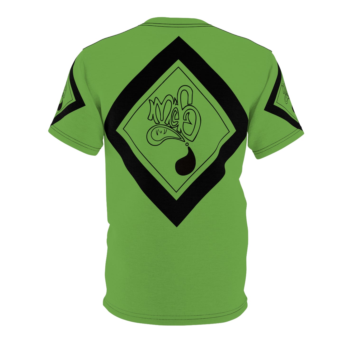 3eyed black cat mofo logo diamond combo green