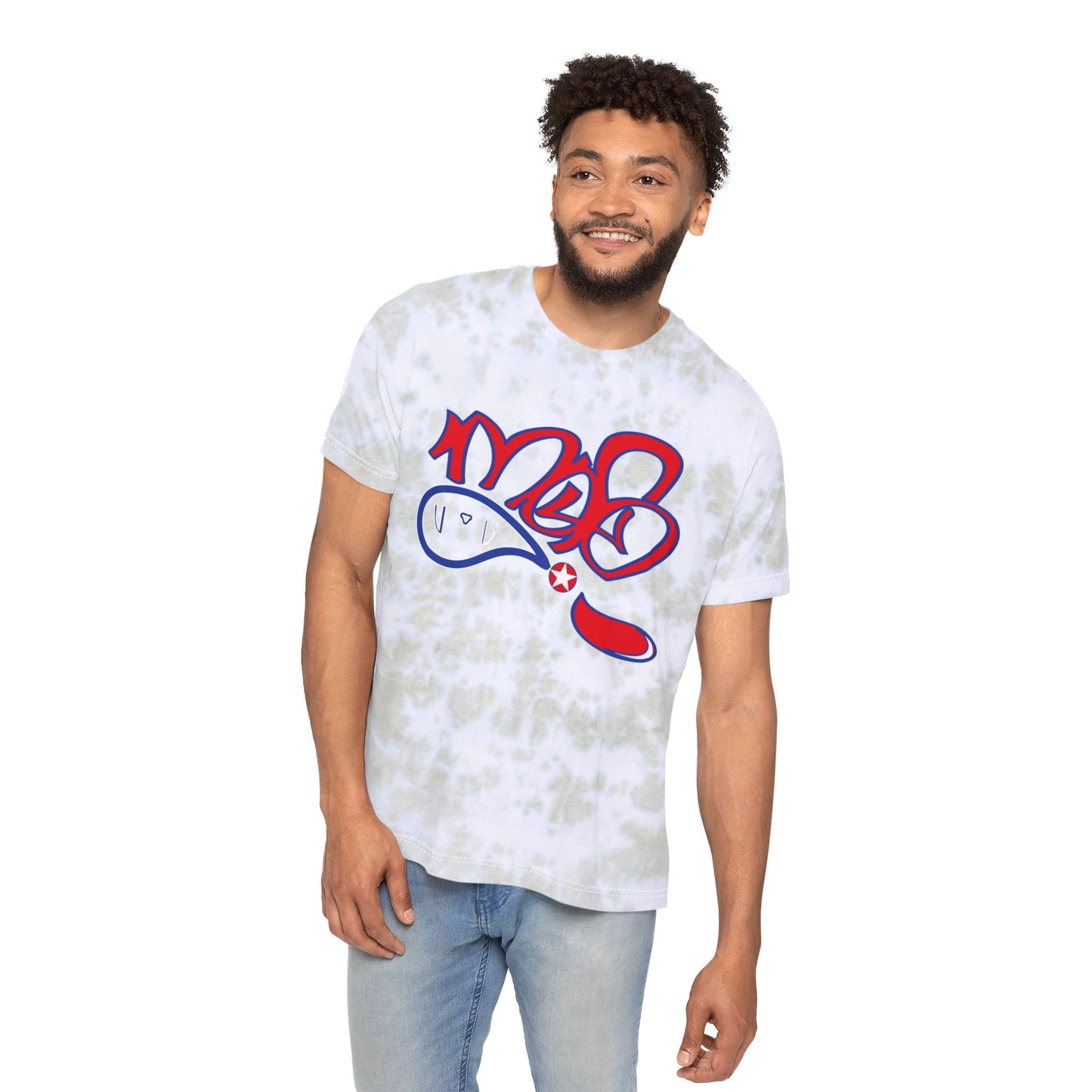 Unisex Tie-Dye Streetwear T-Shirt, Trendy Graphic Tee, Casual Summer Wear, Festival Outfits, Gift for Friends