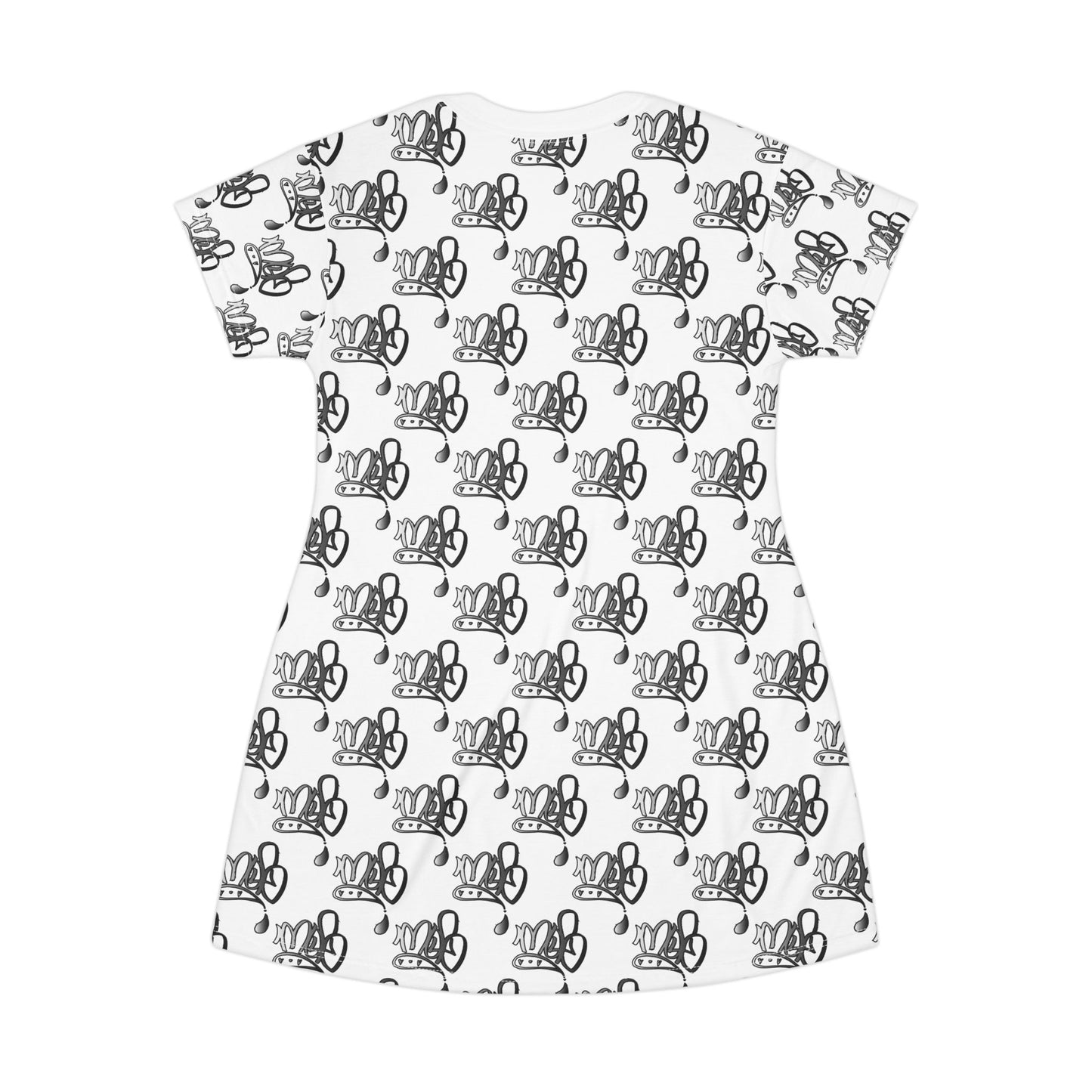 Stylish Graphic T-Shirt Dress, Perfect for Casual Outings, Summer Events, Lounge Wear, Gifts, Everyday Fashion