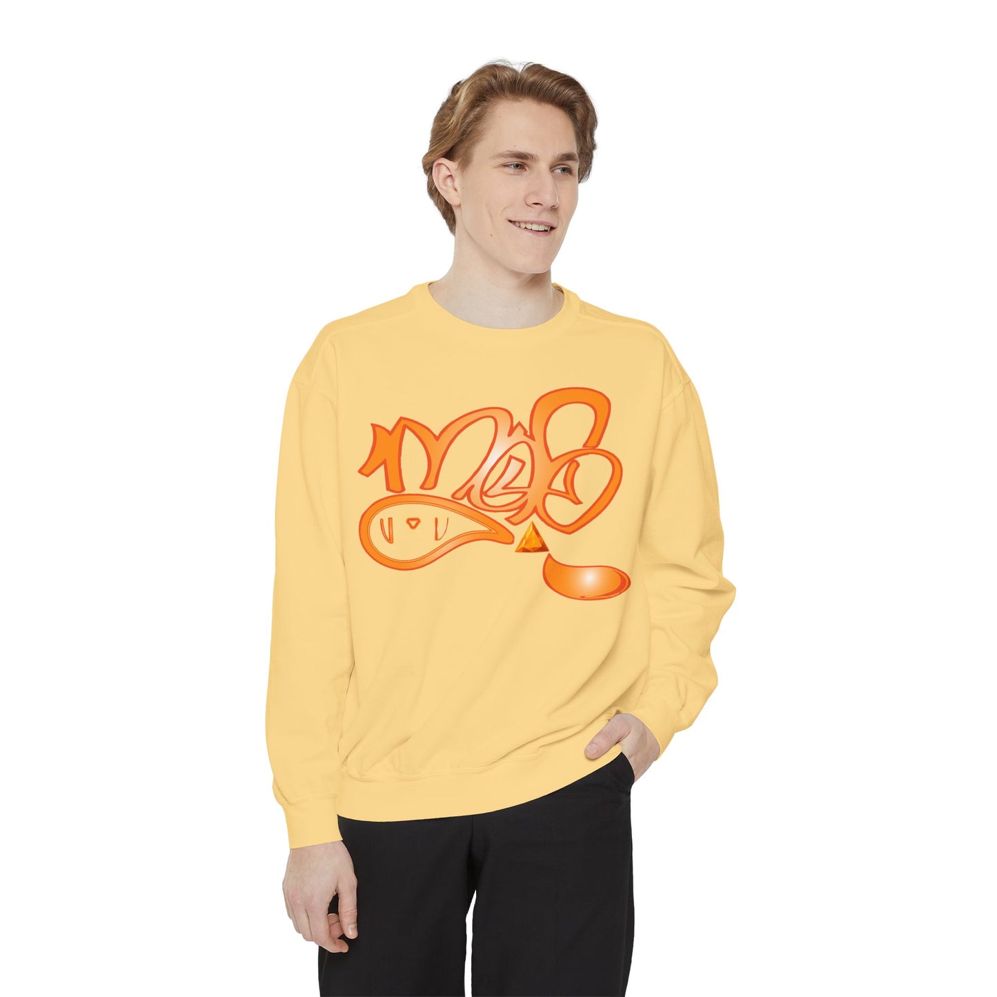 mofo fire gem logo sweatshirt