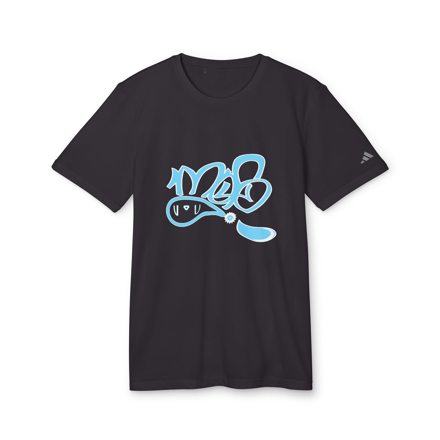 Adidas Unisex Sport T-Shirt with Graffiti Design, Casual Athletic Tee, Streetwear Style, Perfect for Workout or Daily Wear