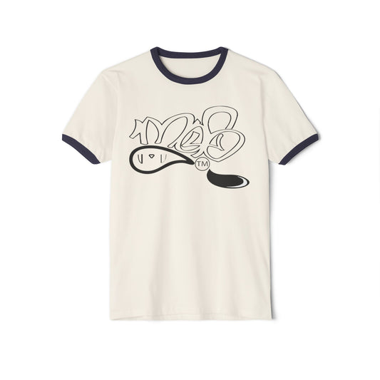 Retro Graphic Unisex Cotton Ringer T-Shirt, Casual Tee, Streetwear, Trendy Apparel, Unique Gift, Everyday Wear, Unisex Fashion