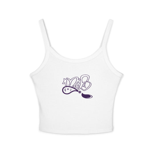 Chic Women's Spaghetti Strap Tank Top with Fun Graphic, Summer Essential, Casual Wear, Festival Clothing, Vacation Top, Gift for Her