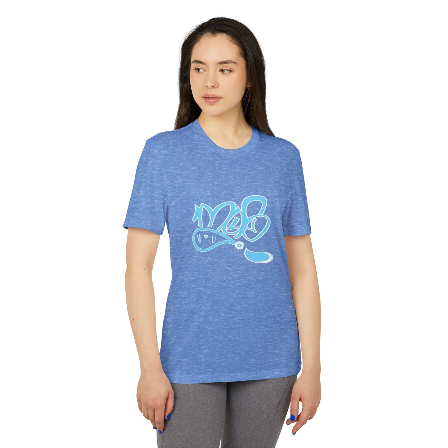 Adidas Unisex Sport T-Shirt with Graffiti Design, Casual Athletic Tee, Streetwear Style, Perfect for Workout or Daily Wear
