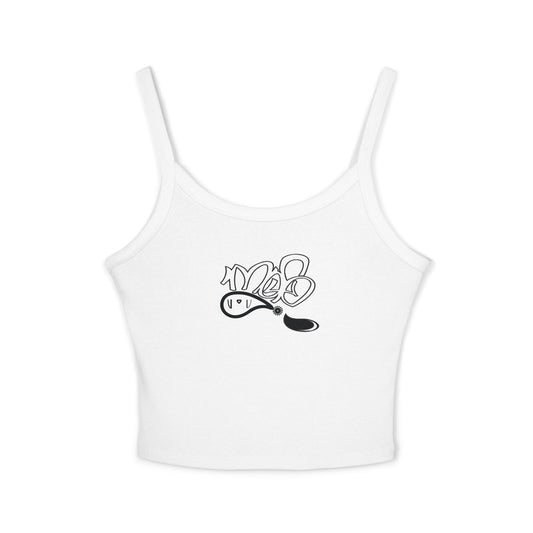 Stylish Women's Spaghetti Strap Tank Top - Casual, Summer Outfit, Beachwear, Comfortable, Everyday Wear, Unique Design