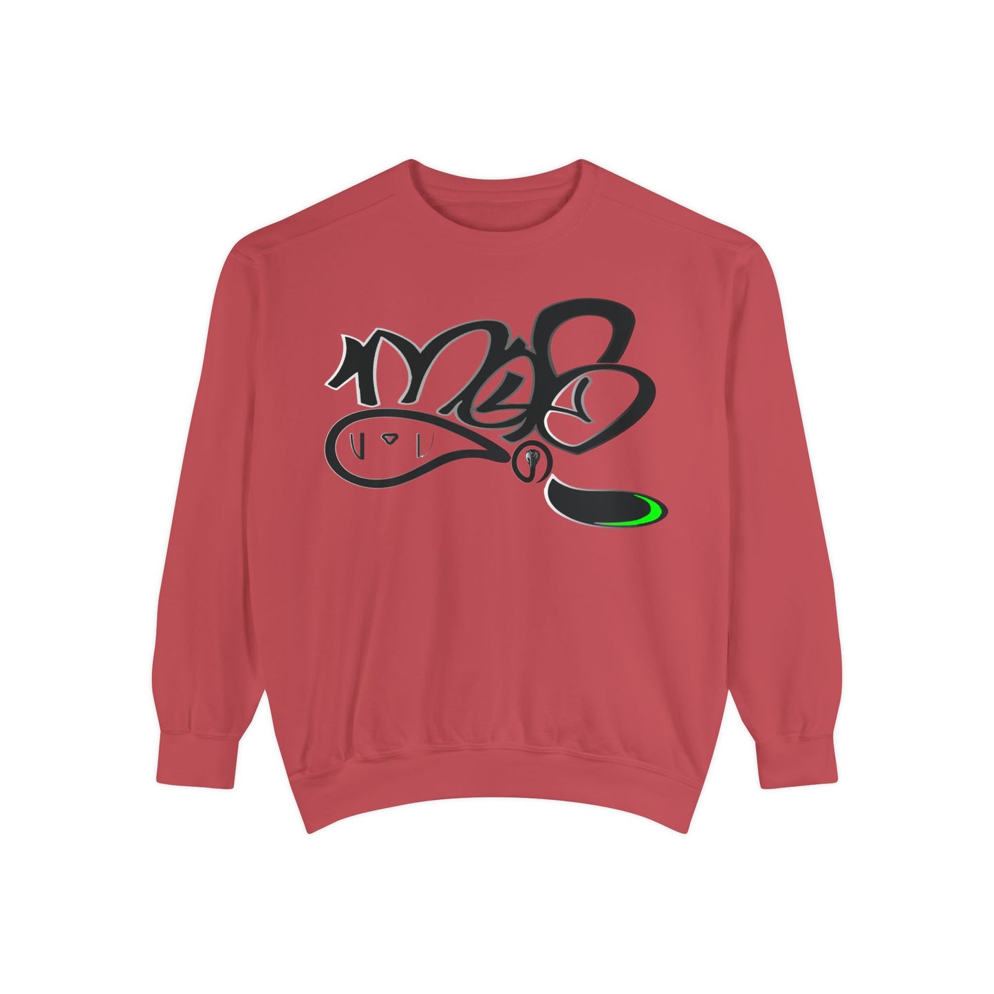 Graffiti Script Sweatshirt — mofo snake logo