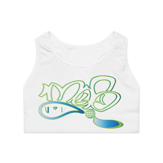 mofo globe logo Sports Bra